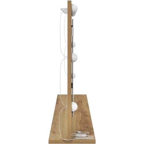  Ogledalo za Toalet Pravokutni Umjetnički hrast 100 x 55 x 18 cm Slike