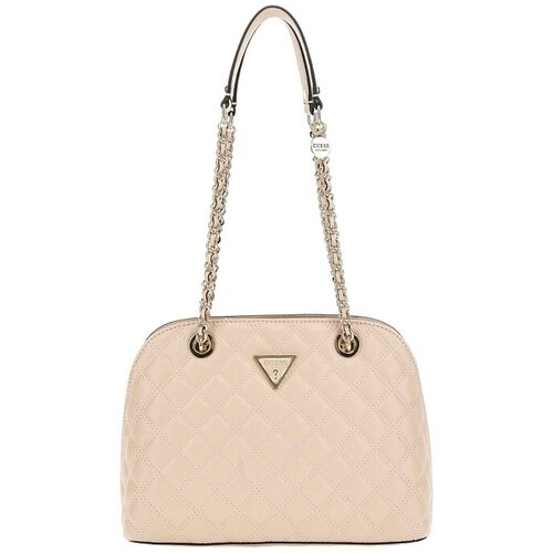 Guess Ročne torbice GIULLY DOME SATCHEL Bež Slike