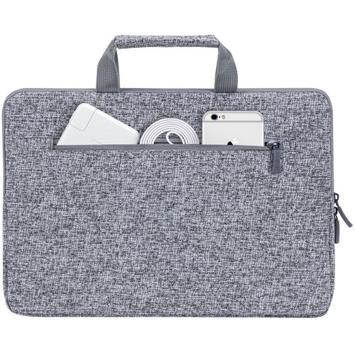 Rivacase 7913 light grey Laptop sleeve 13.3 with handles Slike
