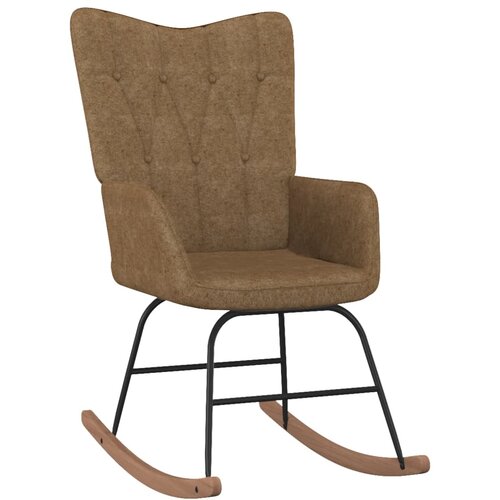 VidaXL Gugalni stol taupe blago, (20934410) Slike