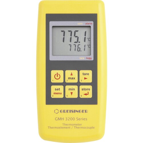 Greisinger GMH3211 naprava za merjenje temperature -220 - +1768 °C kontaktno merjenje, (20638446) Cene
