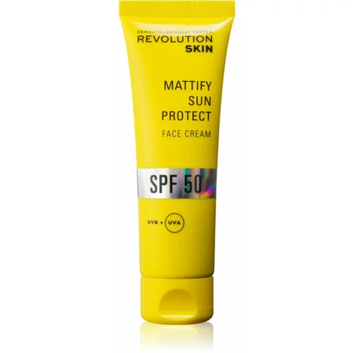 Revolution Sun Protect Mattify zaštitna matirajuća krema za lice SPF 50 50 ml