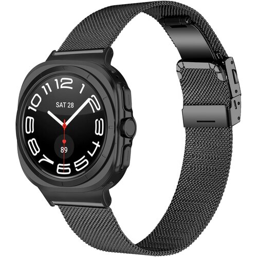 INF kompatibilno z samsung Watch8 milanese jeklenim pa&scaron;čkom z zaponko black, (5000085968) Cene