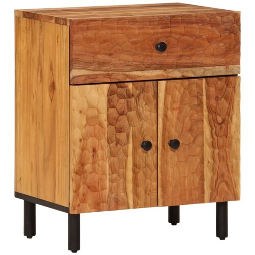 Maison Chic Nočna omarica - Nočna miza 50x33x60 cm trden akacijev les, (21688522) Slike