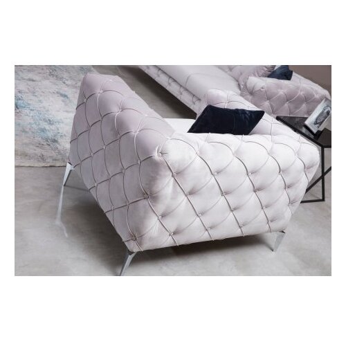 Atelier Del Sofa Fotelja Como 108x73x90cm Svijetlo siva Slike