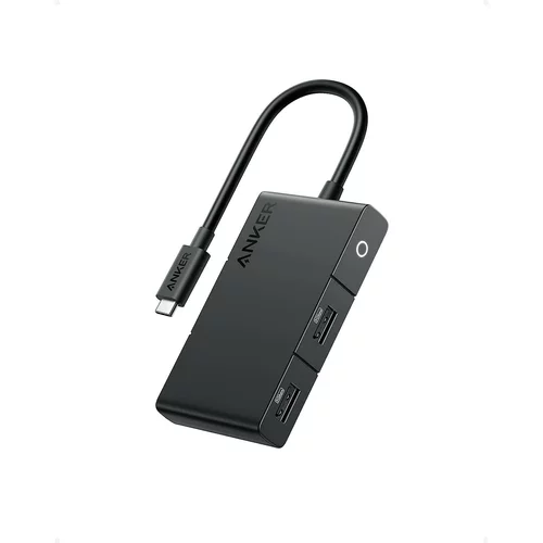 Anker 332 USB-C Hub (5-in-1, 4K HDMI), kabel, crna