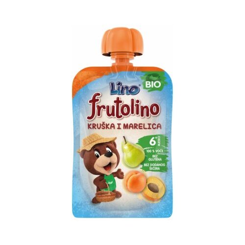 Lino voćni desert bio kruška i marelica 100G Cene
