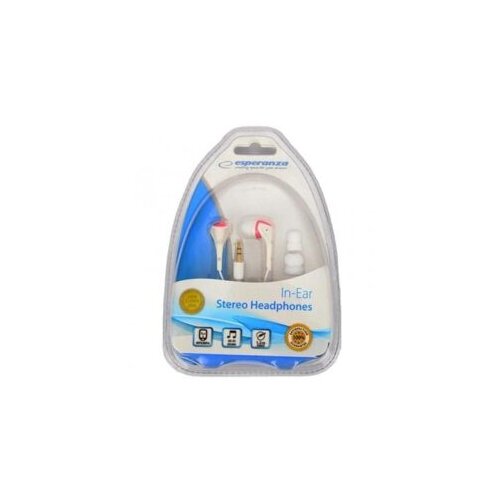  Slušalice ESPERANZA In-Ear, Amplified BASS , white-pink, EH127 Cijene