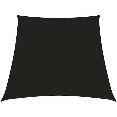  Jedro za zaštitu od sunca od tkanine trapezno 3/4 x 3 m crno