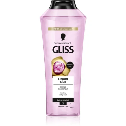 Schwarzkopf Gliss Liquid Silk regenerirajući šampon za jačanje i sjaj kose 400 ml