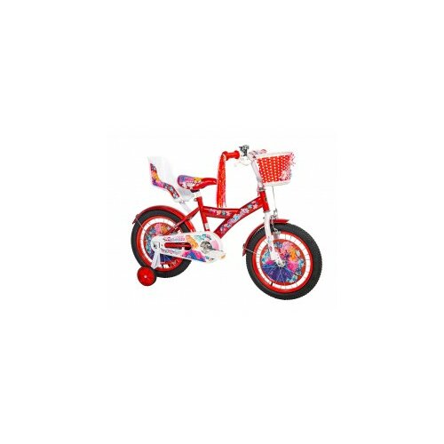  dečiji  bicikl princess 16in crveno-beli Cene