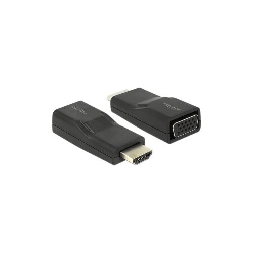Delock 65655 HDMI / VGA adapter [1x mu&scaron;ki konektor HDMI - 1x 15-polni ženski konektor D-Sub] crna Cijene