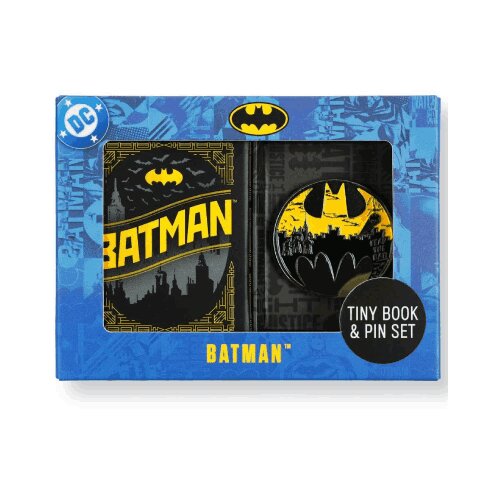 Hachette UK Insight Editions - DC Comics: Batman Tiny Book and Pin Set Cene