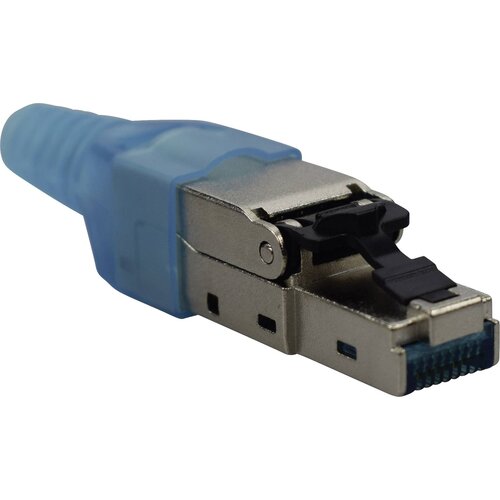 KOMOS RJ45 omrežni adapter cat 6a [1x RJ45 vtič - 1x prosti konec] cink, (20429495) Cene