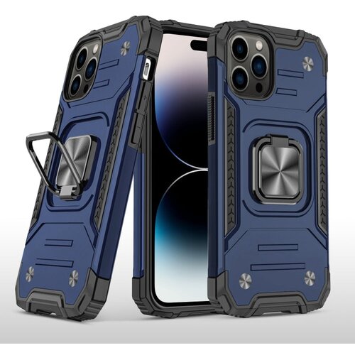 Armor ovitek za iPhone 15 Pro, Temno moder Slike
