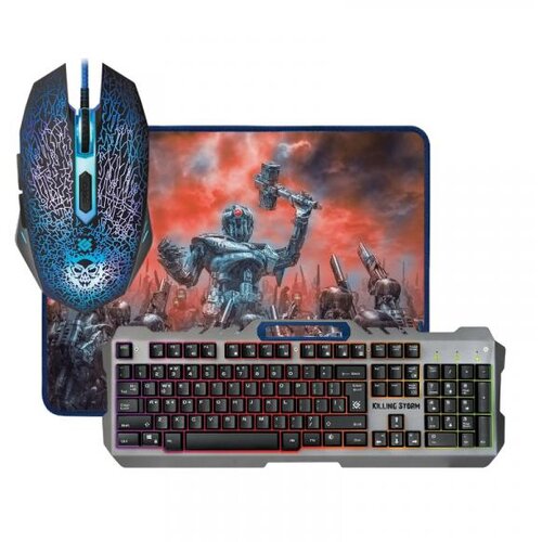 Defender Tastatura + miš+ podloga Killing Storm MKP-013L 520141 Cene
