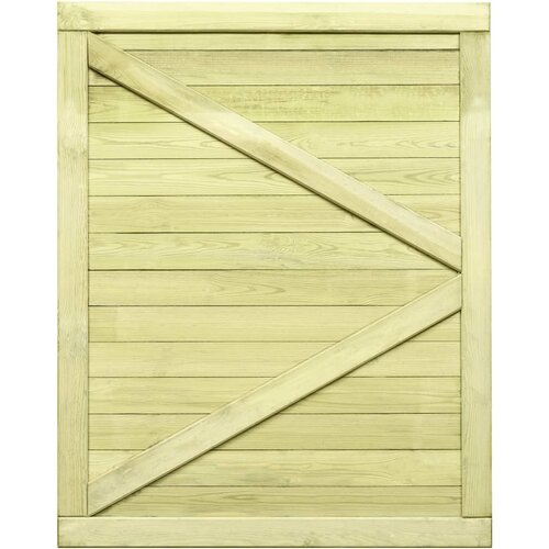  Vrtna vrata od impregnirane borovine 125 x 100 cm Slike