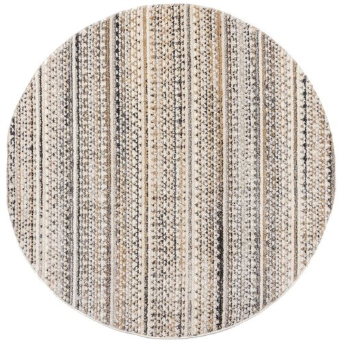 Flair Rugs Bež okrogla preproga 140x140 cm Camino – Cene