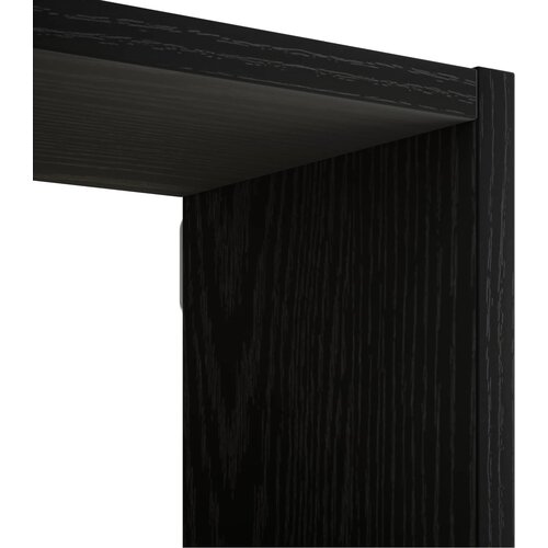  Zidna polica Crni hrast 102 x 17 x 59 cm Prerađeno drvo Slike