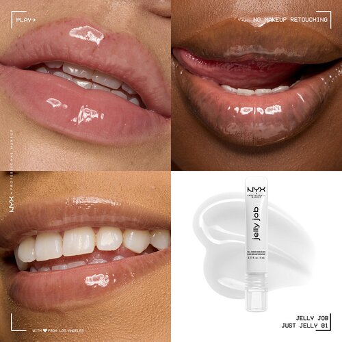NYX Professional Makeup Jelly Job sjaj za usne 01 just jelly Slike