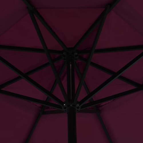  Vrtni suncobran s aluminijskom &amp;scaron;ipkom 500 cm bordo Slike