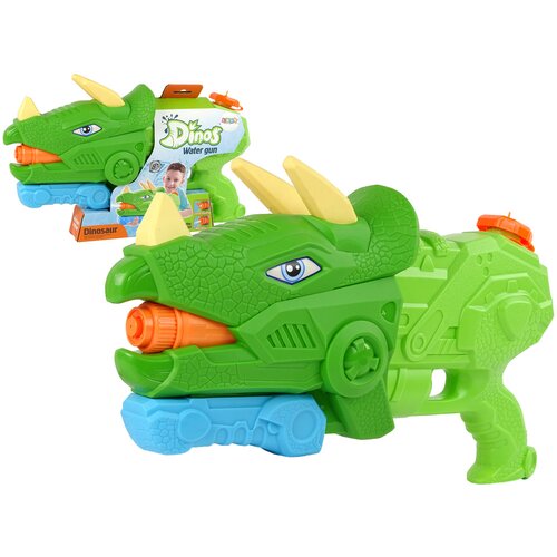  Vodeni pi&amp;scaron;tolj s dinosaurima 1330 ml zeleni, domet 8 m Slike