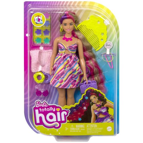 Barbie TOTALLY HAIR MAVRIČNI PRAMENI Slike