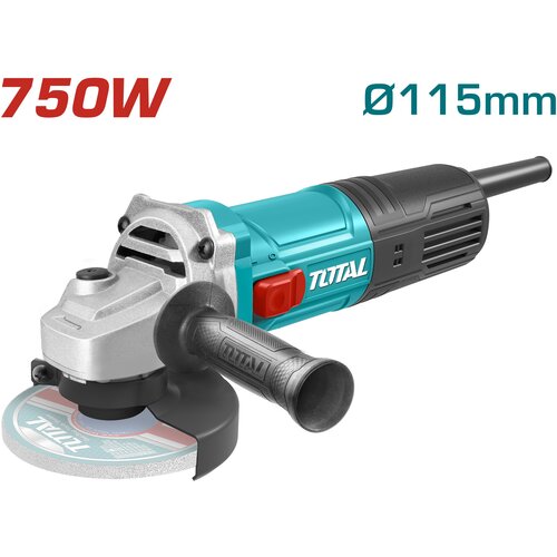 TOTAL TOOLS kutna brusilica 750W, 11000rpm/115mm/ INDUSTRIAL (TG10711556E) Slike