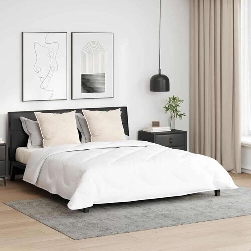 vidaXL Pokrivač s jastucima Argyle 3 pcs Bijelo 200 x 220 cm Mikrofibra Cijene