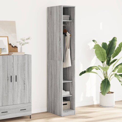 VidaXL Ormar boja sivog hrasta sonome 30x50x200 cm konstruirano drvO Slike