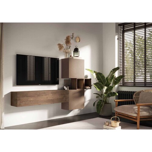LC Mobili Elegantni TV ormari bronca/tamno drvo INFINITY 2.0 900053-BRMR Cene