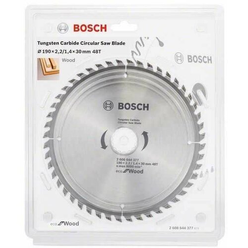 Bosch list kružne testere za drvo Ø190x2/2x30/48z eco 2608644377 Slike