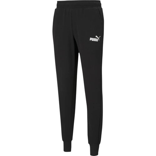 Puma mu&amp;scaron;ke hlače ESS Logo Pants TR cl Crna Slike