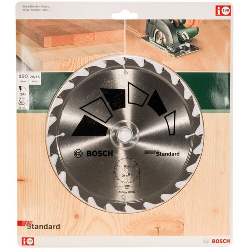 Bosch List kružne testere STANDARD190x2.2x20/16,Z24 Cene