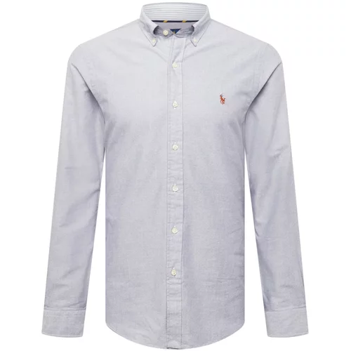 Polo Ralph Lauren Košulja smeđa / svijetlosiva