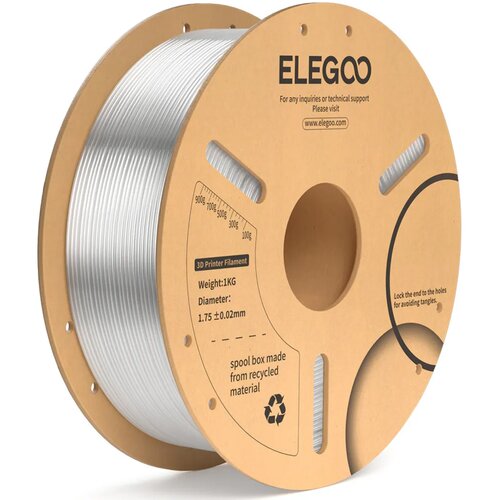 Elegoo PLA+ Clear - 1,75 mm / 1000 g Cene