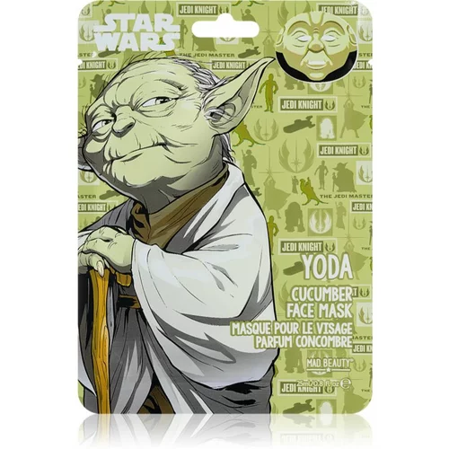 Mad Beauty Star Wars Yoda pomirjevalna tekstilna maska 25 ml