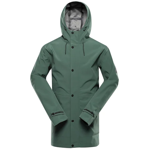 Alpine pro Men's coat with ptx membrane SETIJ myrtle