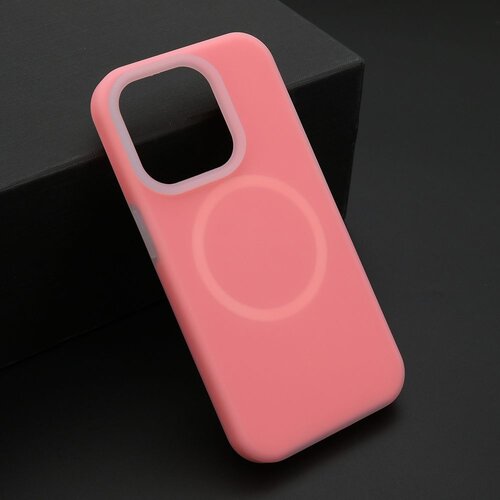 Maska pastel color magsafe za iphone 15 pro/ pink Slike