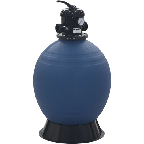  Pje&amp;scaron;čani filtar za bazen s ventilom sa 6 položaja plavi 560 mm Slike
