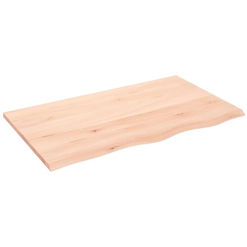 VidaXL Zidna polica 100 x 60 x 2 cm od neobrađene masivne hrastovine Slike