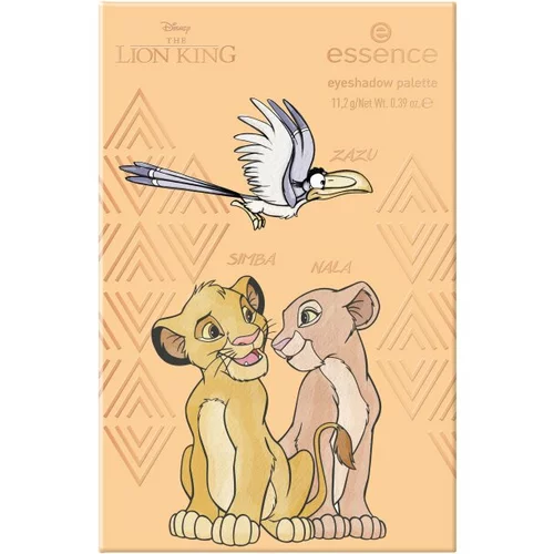 Essence Disney The Lion King paleta senčil za oči odtenek Simba & Nala 11,2 g