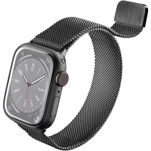 Cellular Line črn pa&scaron;ček za Apple Watch 38/40/41, (21067119) Cene