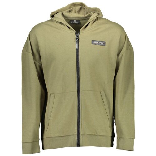 Plein Sport SWEATSHIRT WITH ZIP MAN GREEN Cijene