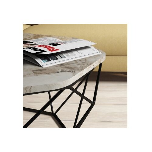 Hanah home Diamond Klub sto, 90x38x90cm, Bež Slike