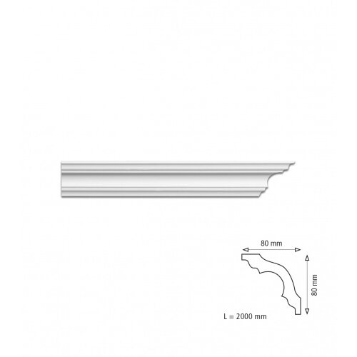 HOMESTAR Stiroporna lajsna K80 Slike