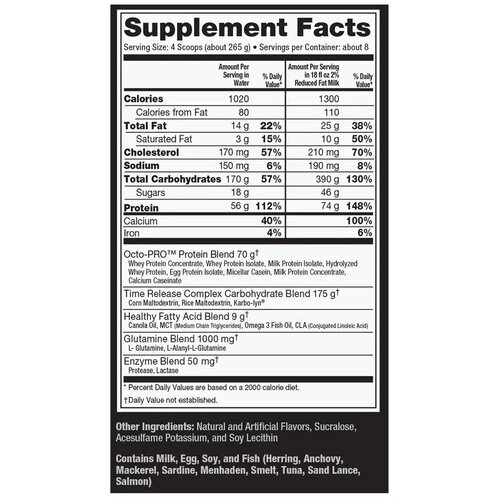 Ultimate Nutrition muscle juice revolution &amp;ndash; protein za povećanje mi&amp;scaron;ićne mase - jagoda 2.12kg Slike