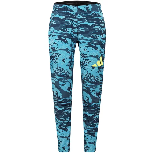 Adidas Športne hlače mornarska / svetlo modra