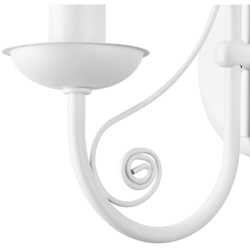  Zidna lampa DONATO 1xE14/40W/230V bela Slike