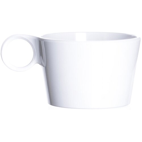  Skodelica za Kavo, Polikarbonat, Bela, 150ml Slike